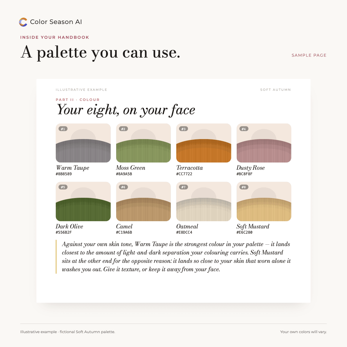 Personalized Color Handbook